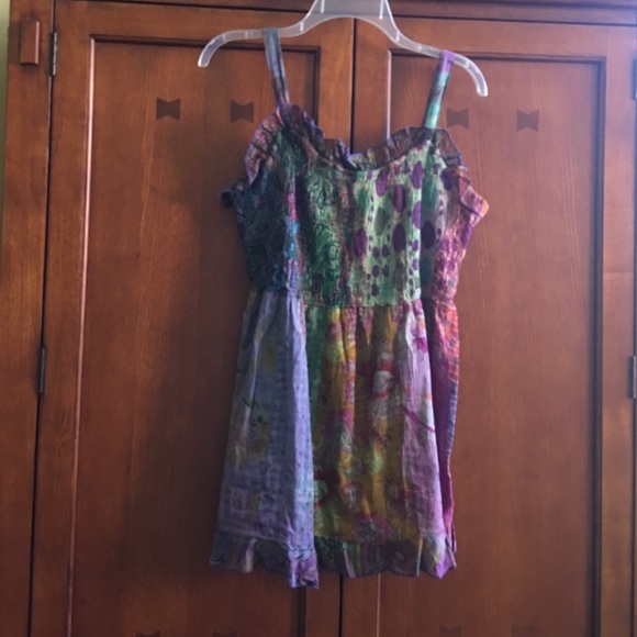 Bright floral tank