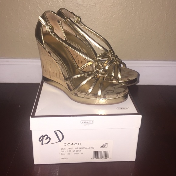 Coach Wedges - Picture 2 of 4