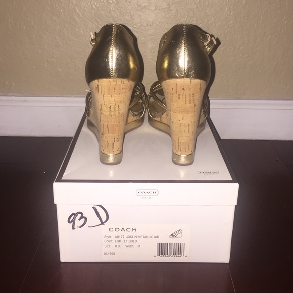 Coach Wedges - Picture 3 of 4