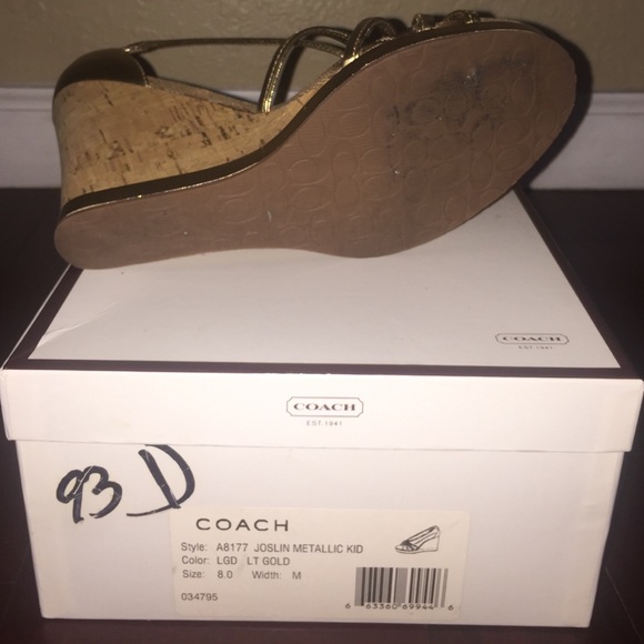 Coach Wedges - Picture 4 of 4