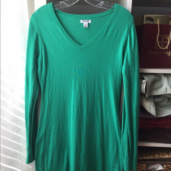 Green Sweater Dress
