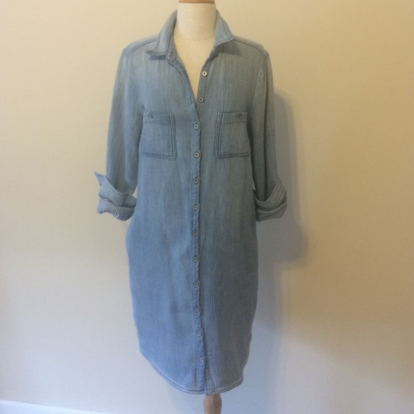 Lou & Grey Dresses & Skirts - Chambray Shirt Dress