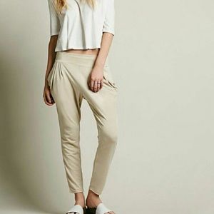 Free People Harem Pants in Beige