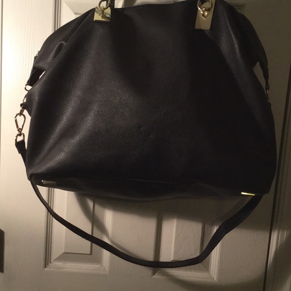black spacious bag