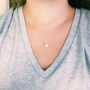 Dogeared Pearl Necklace