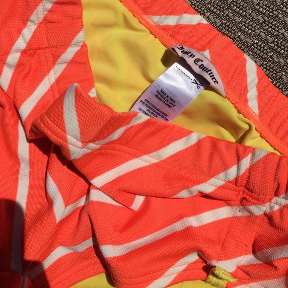 juicy couture striped swim suit - Picture 3 of 4