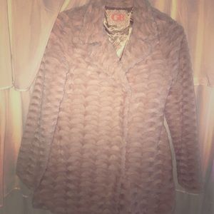 Faux fur Gianni Bini coat.