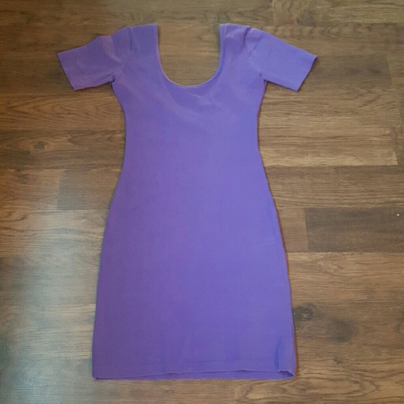 🛇SOLD🛇 American Apparel purple fitted drezs