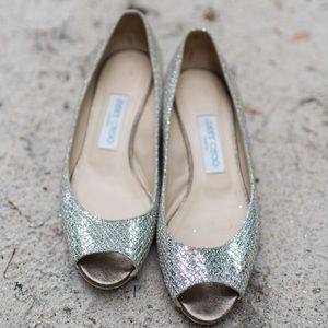 Jimmy Choo Bergen Wedge Gold Size 39 (Size 9)