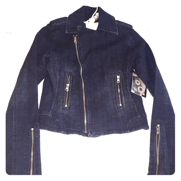 Brand new denim jacket. Size XS. NWT. Dark denim.