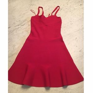Guess Fitted Red Dress | Size S