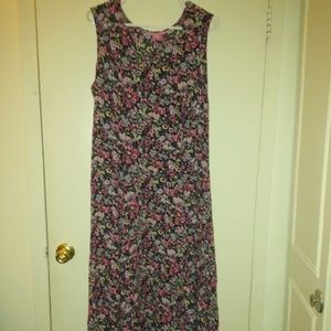 Purple floral maxi dress 1XL woman within