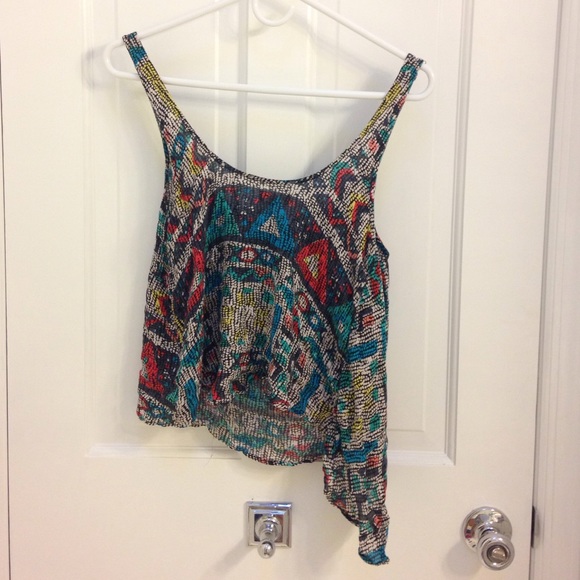 Pac Sun Cropped Tank Top - Picture 2 of 3