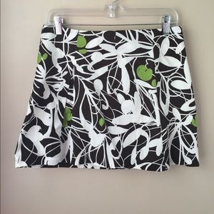 Milly Retro Mini Brown Skirt Sz 6