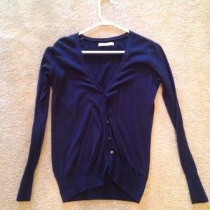 Old Navy Navy Colored Button-up Cardigan