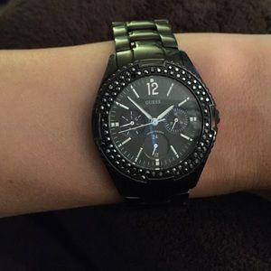 Women's Black Guess watch