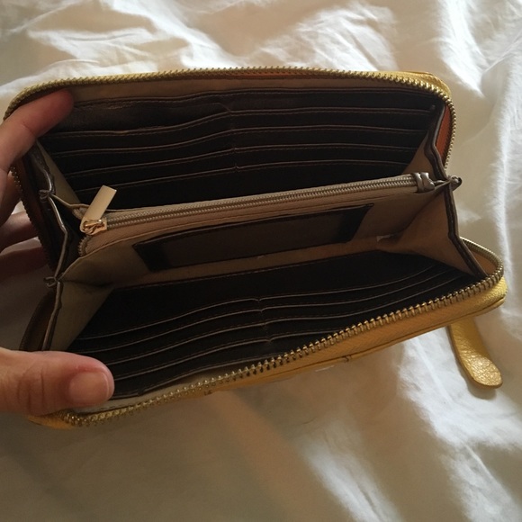 Aldo mustard yellow wallet - Picture 3 of 4