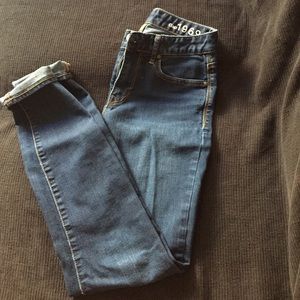 Gap High Rise Skinny Jeans- size two