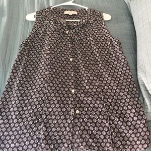 Ann Taylor Loft sleeveless blouse
