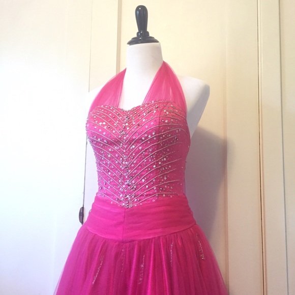 "Cinderella" Hot Pink Prom Dress! - Picture 3 of 4