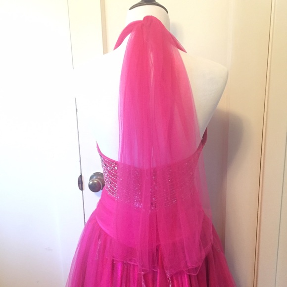"Cinderella" Hot Pink Prom Dress! - Picture 4 of 4