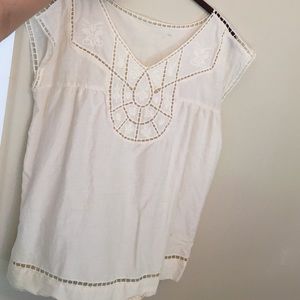 Cream Spanish style top