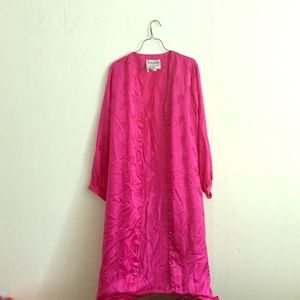 Diane von Furstenberg  100% silk maxi loungewear