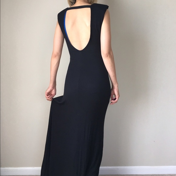 ✳️one day sale High end boutique  BLACK maxi dress - Picture 3 of 3