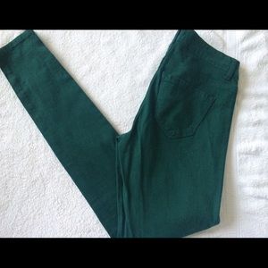 CLOSET CLEAN OUT GREEN SKINNY JEANS
