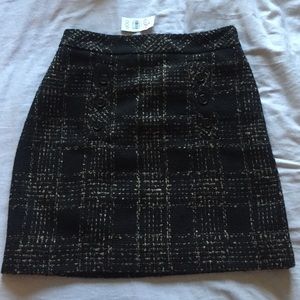 Loft tweed skirt.