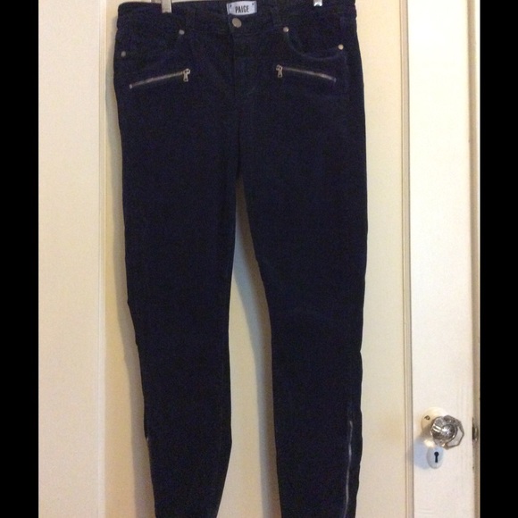 Paige Navy Corduroy Pants
