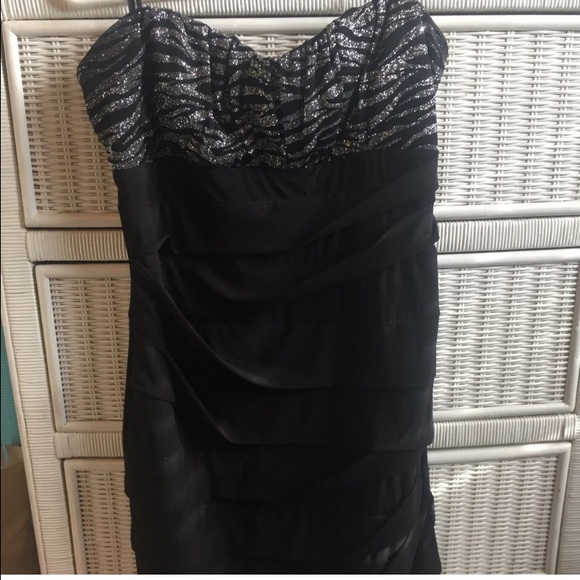 zebra formal dress