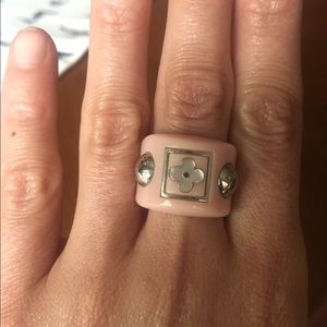 Louis Vuitton ring.