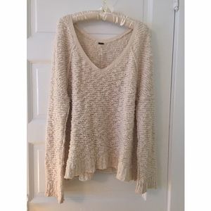 Free People White Sweater