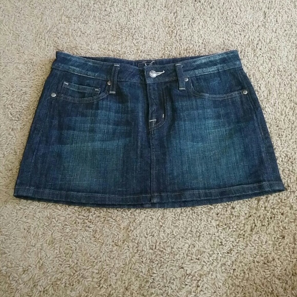 Denim Mini Skirt