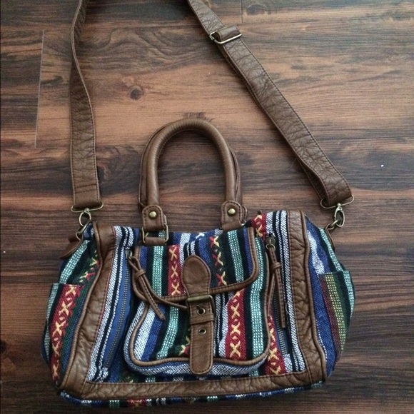 Cute hippie satchel w/ adjustable shoulder strap