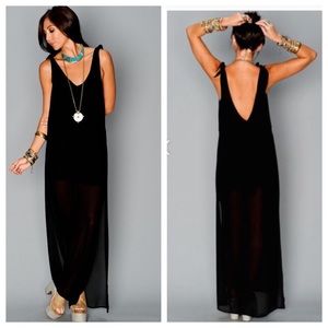 Show Me Your Mumu Rawson maxi dress Black Crisp