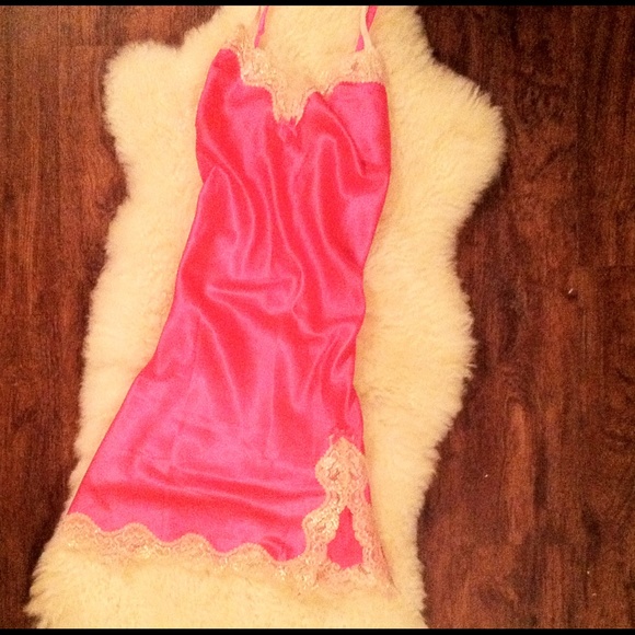 Victoria's Secret Sexy Lace Appliqué Satin Slip