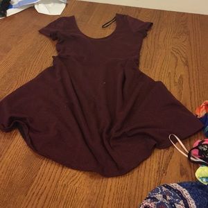 Maroon skater dress!