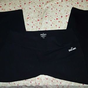 Spalding workout  capris