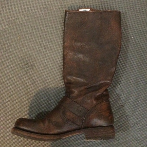 Veronica slouch Frye riding boots