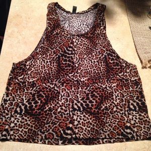 Nollie (PacSun) Leopard Tank Top