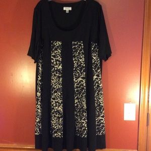 Black and Cream Dress