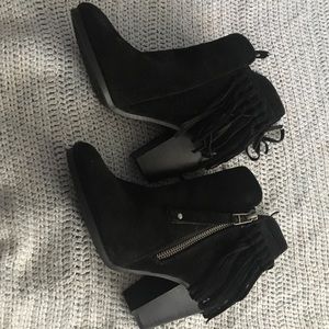 Cute black booties