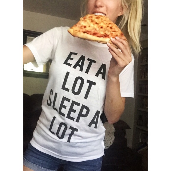 Eat a lot, Sleep a lot Lounge Tee - Picture 2 of 2