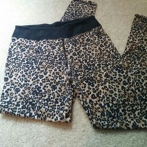 Cheetah yoga pants