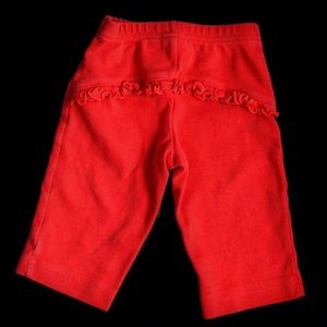 Carter's Red Baby Ruffled Butt Pants