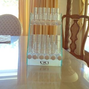 Lipstick rack (clear colored)