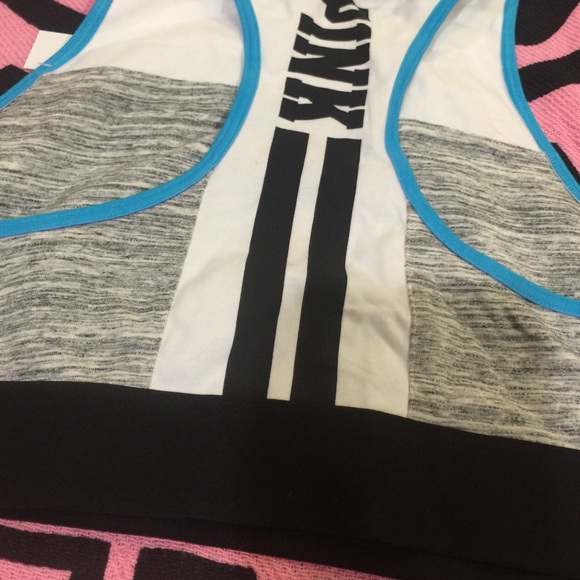 💕SALE💕VS PINK MEDIUM HIGH NECK BRA NWT❤️ - Picture 3 of 3