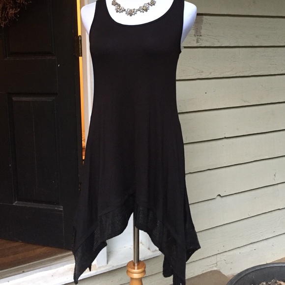 ⚡️sale!  Dressy black tunic dress with sequins!